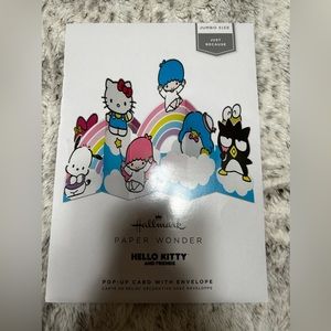 Cute jumbo Sanrio hallmark card